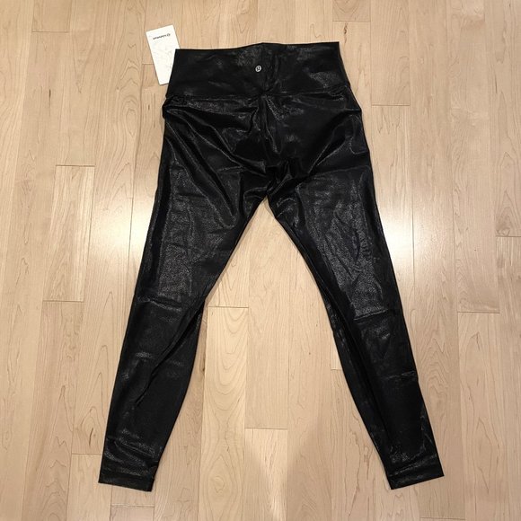 lululemon athletica Pants - Lululemon Wunder Under HR Tight 28" Leggings Shiny Black